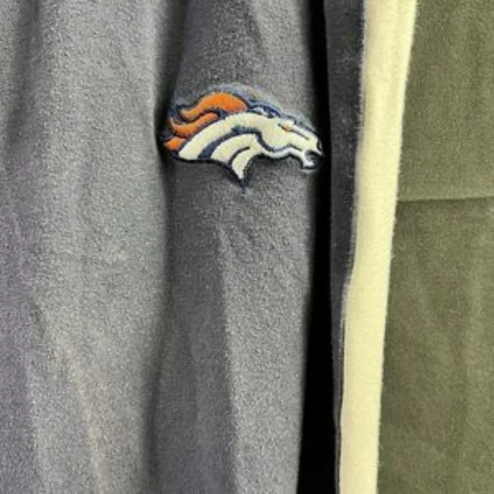 Reebok Denver Broncos LoungePajama Pants Navy Size X-Large Unisex Drawstring